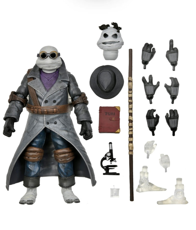 TMNT / Universal Monsters Donatello as Invisible Man Ultimate Action Figure - NECA