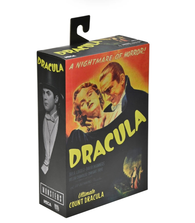 Universal Monsters Dracula (B&W Carfex Abbey) Ultimate Action Figure - NECA