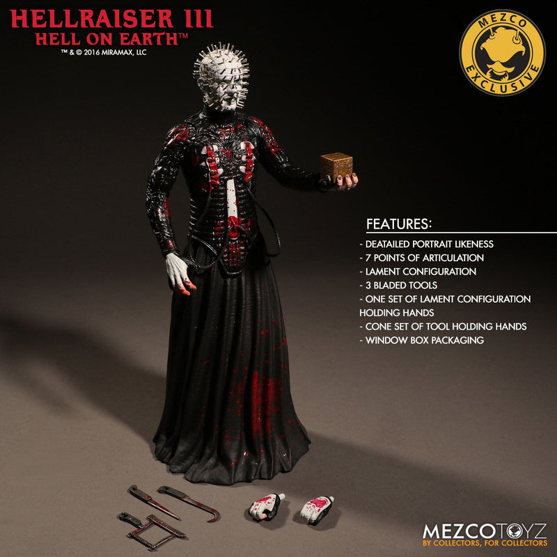Hellraiser 3 Official Pinhead SE Blood Variant Figure by Mezco Toyz