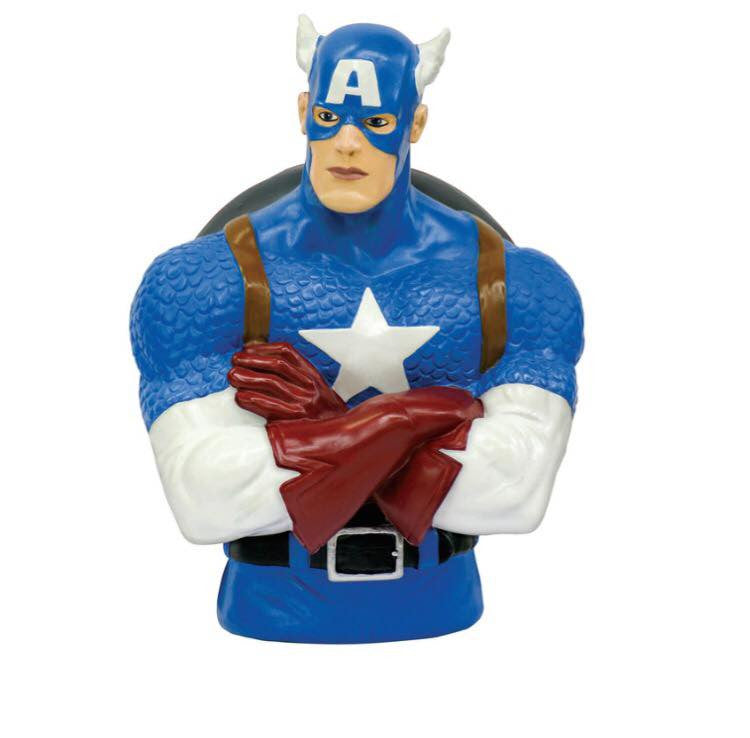 MARVEL Captain America Bust Bank - Monogram