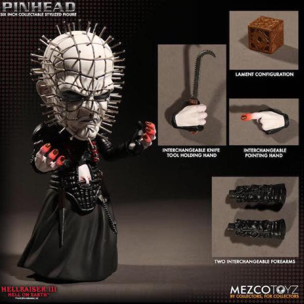 Hellraiser 3 Official Pinhead 6" Stylised Figure by Mezco Toyz