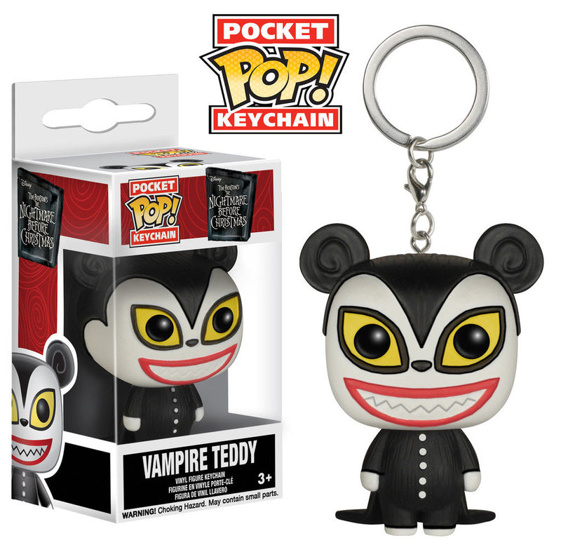 The Nightmare Before Christmas Official Vampire Teddy Keychain Funko Pop!