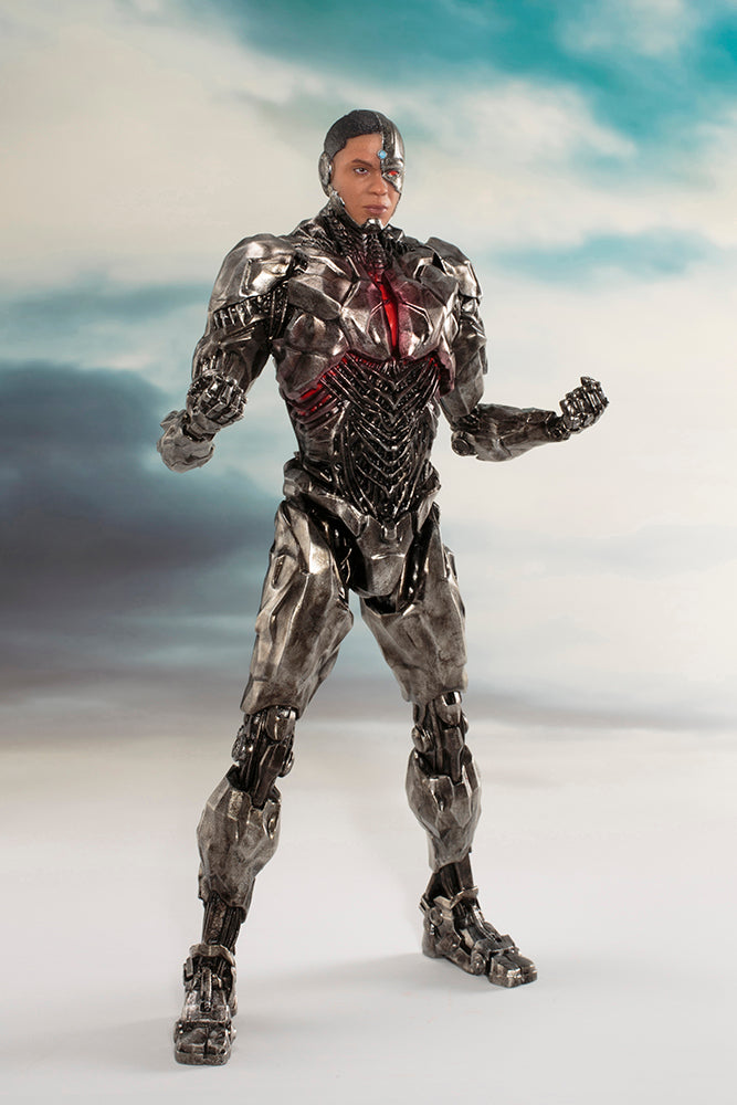 DC Comics Official Cyborg Justice League ARTFX+ Statue Kotobukiya Geek Bureau