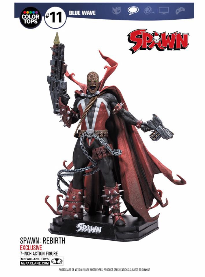 Spawn Rebirth Official 7" Alternate Version Figure By Mcfarlane Toys