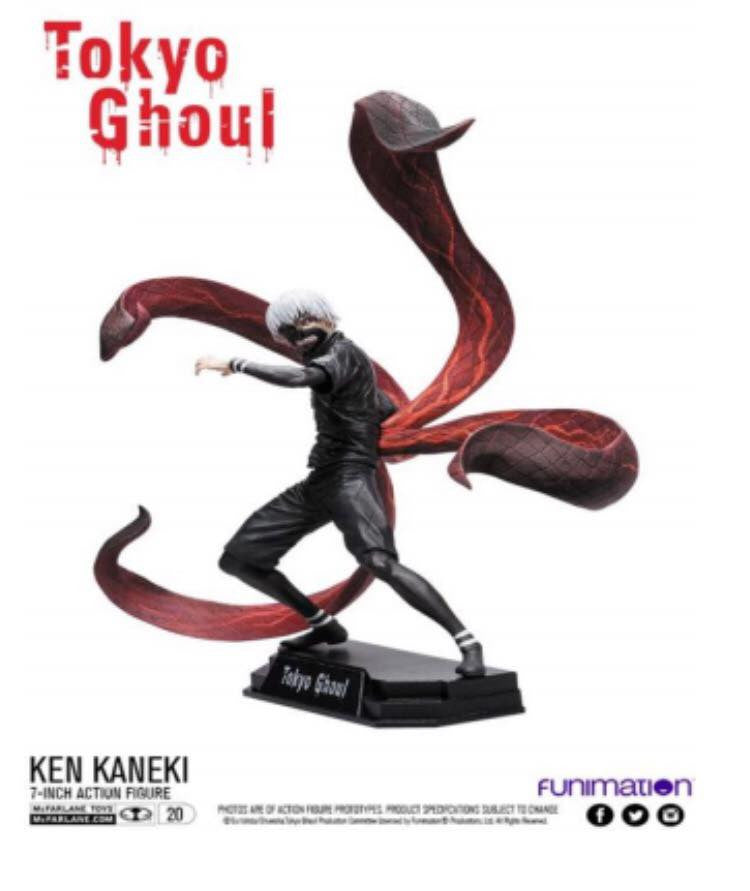 Tokyo Ghoul Official Ken Kaneki 7" Figure by Mcfarlane Toys