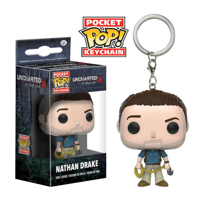 Uncharted 4 A Thiefs End Official Nathan Drake Keychain by FUNKO POP!