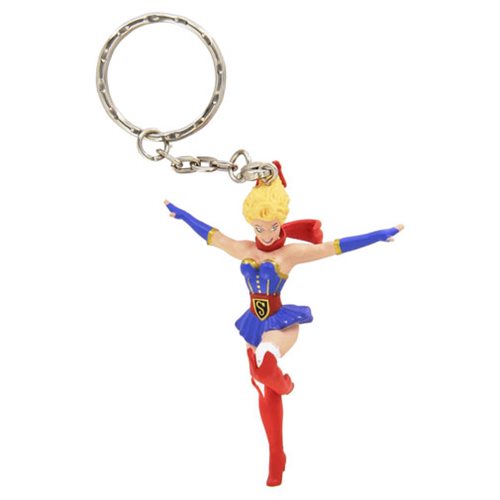 DC Comics Official DC Bombshells Supergirl Figure Keychain