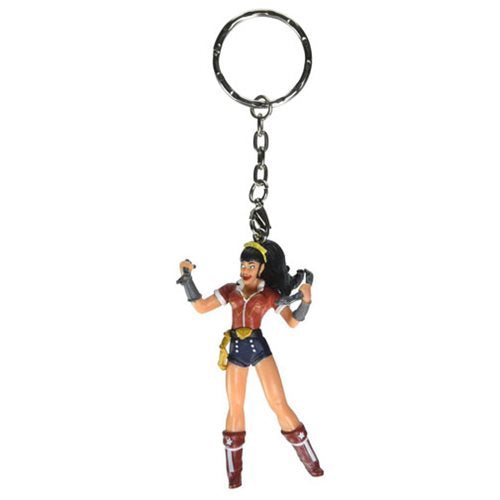 DC Comics Offiical DC Bombshells Wonder Woman Figure Keychain