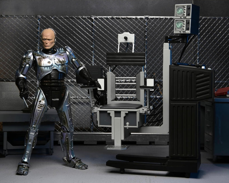 Robocop Battle Damaged with Chair Ultimate Action Figure - NECA