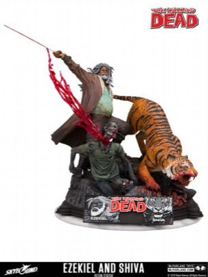 The Walking Dead Official Ezekile & Shiva Resin Statue McFarlane Toys
