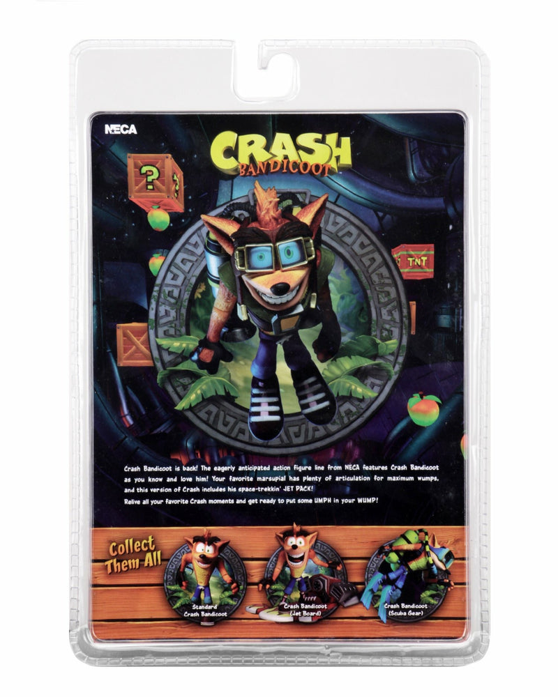 Crash Bandicoot Scuba Crash Deluxe Action Figure Collectibles NECA Geek Bureau