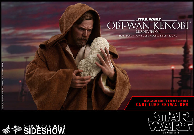 Star Wars Revenge of the Sith Obi Wan Kenobi Deluxe Version 1:6 Scale Action Figure - Hot Toys