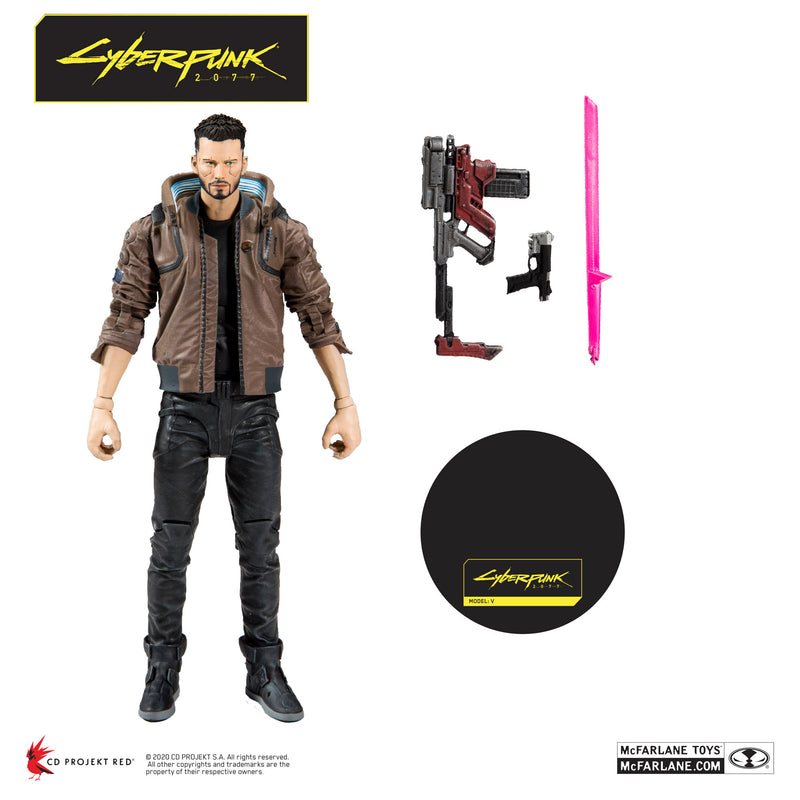 Cyberpunk 2077 Male V Action Figures Collectibles McFarlane Toys Geek Bureau