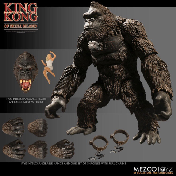 King Kong Of Skull Island Figure by Mezco