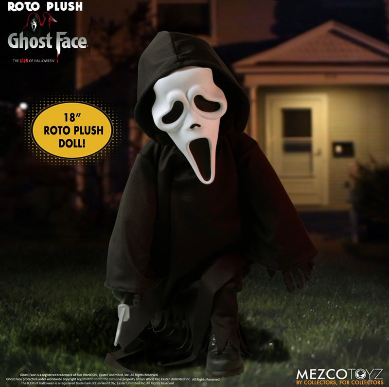 Scream Ghost Face 18” Roto Plush - Mezco Toyz