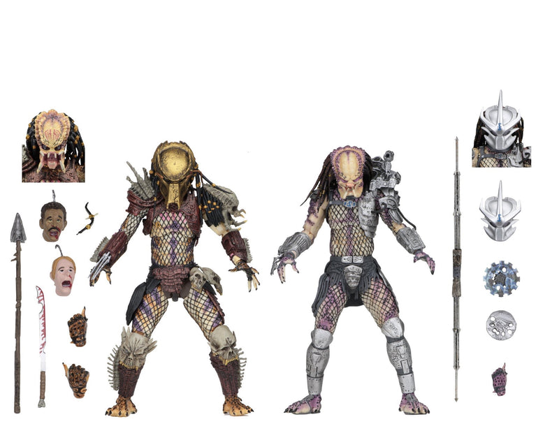 Predator Bad Blood & Enforcer Official Ultimate Figures By NECA