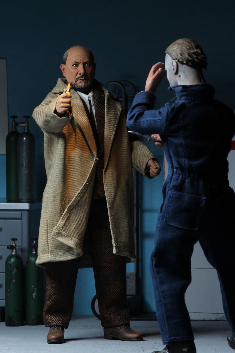Halloween 2 (1981) Dr Loomis & Laurie Strode Clothed Action Figures - NECA