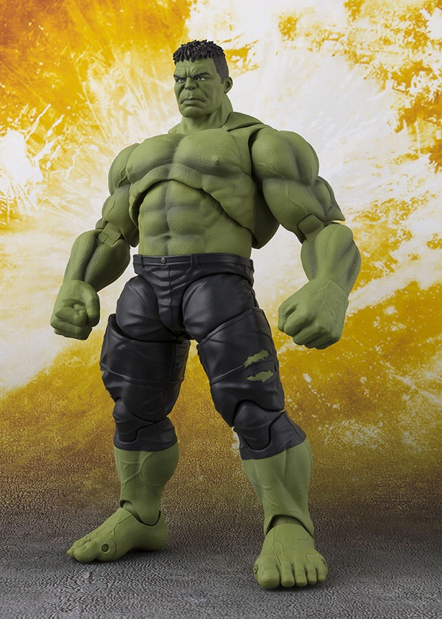 Marvel Avengers Infinity War Hulk Official S.H.Figuarts Figure Bandai T.N