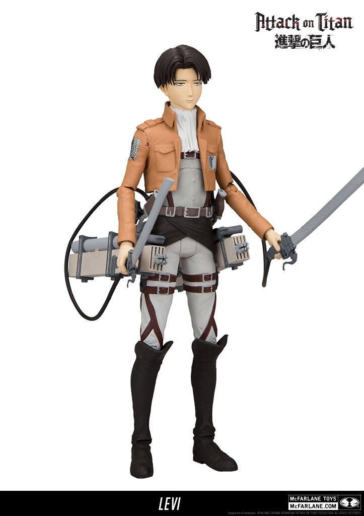 Attack on Titan Official Levi 7” Official Figure by McFarlane Toys