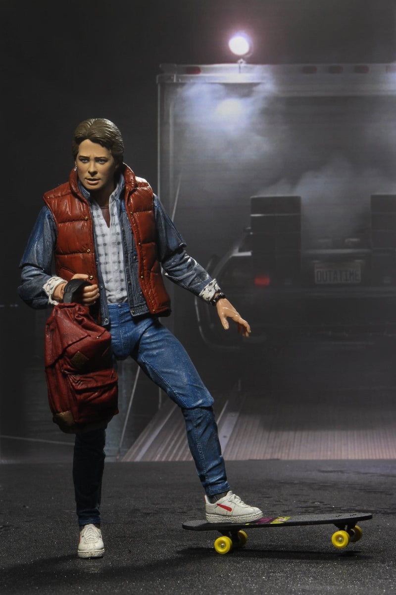 Back to the Future Marty McFly Ultimate Action Figure Collectibles NECA Geek Bureau