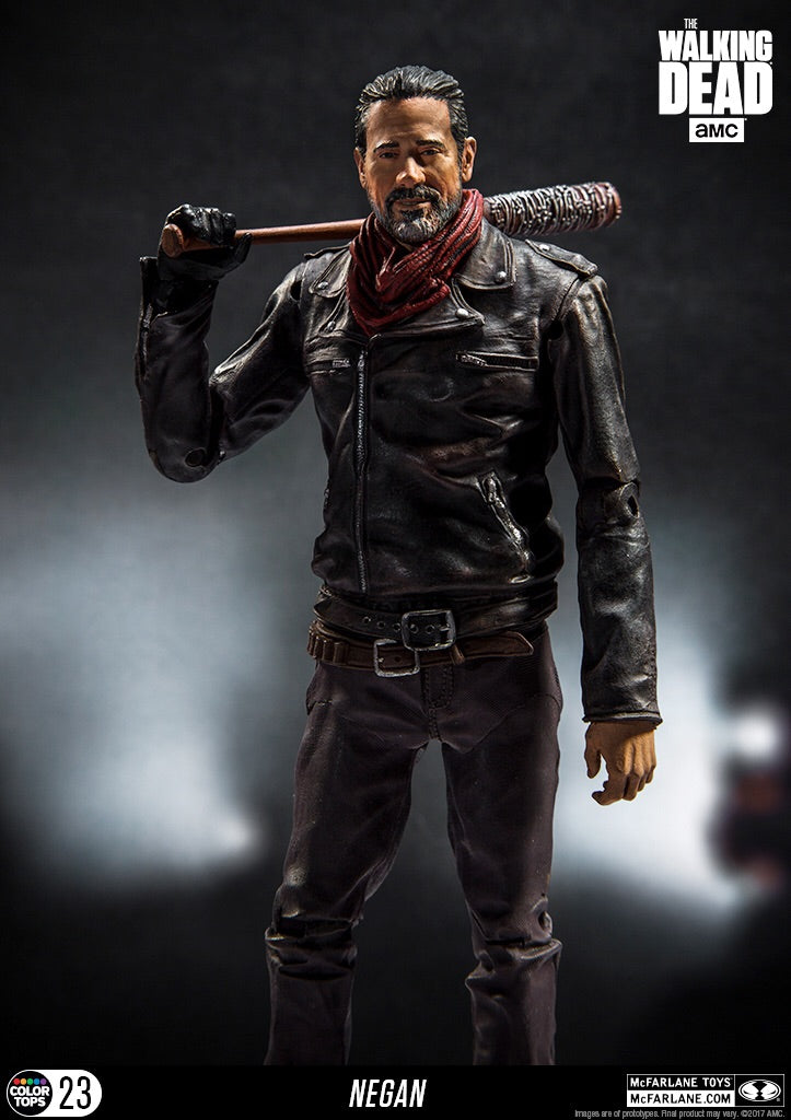 The Walking Dead Official Neagan Figure Bloody Version Mcfarlane Toys
