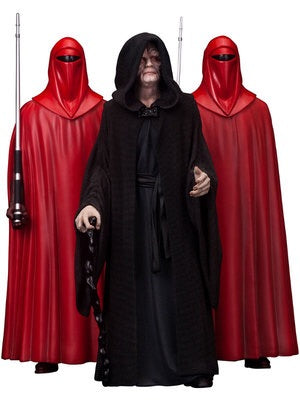 Star Wars Official Emperor Palpatine & Royal Guard Artfx+ Statues