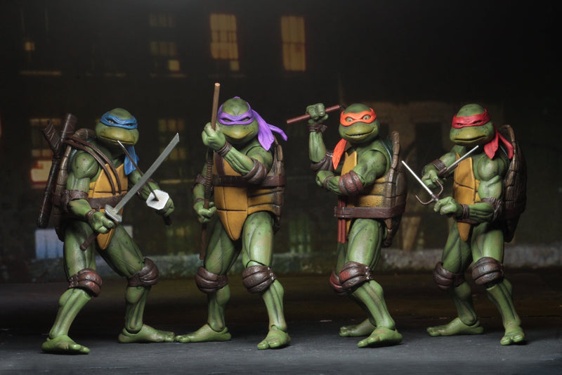 Teenage Mutant Ninja Turtles 1990 Movie Action Figure Set - NECA