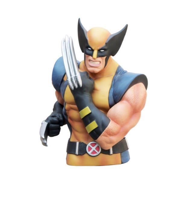 MARVEL Wolverine Official Bust Bank by Monogram