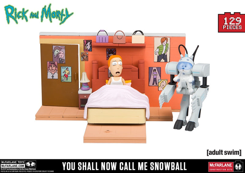 Rick & Morty “You Shall Now Call Me Snowball” Official Construction Set by McFarlane Toys