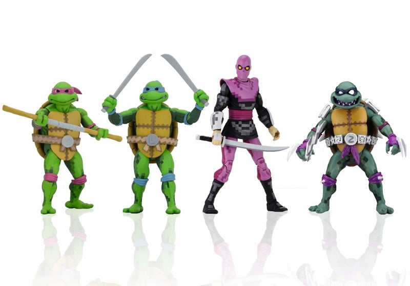 TMNT Turtles in Time Wave 1 Action Figures - NECA