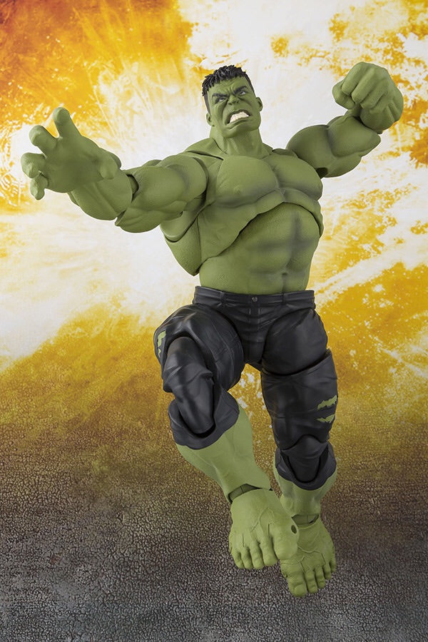 Marvel Avengers Infinity War Hulk Official S.H.Figuarts Figure Bandai T.N