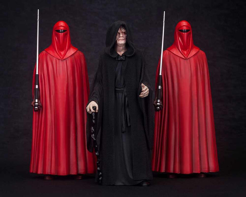 Star Wars Official Emperor Palpatine & Royal Guard Artfx+ Statues