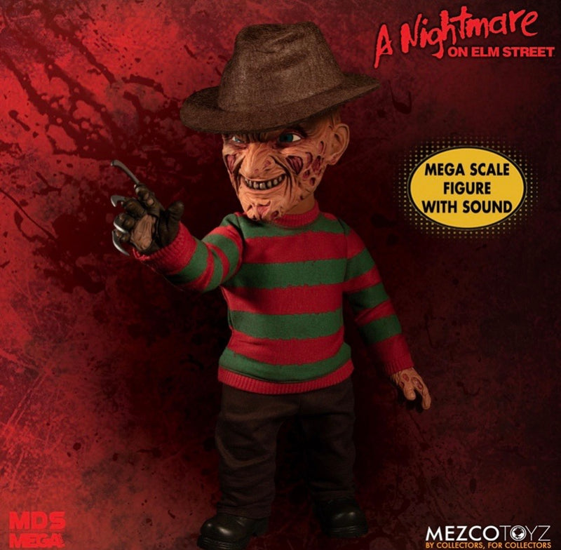 Nightmare On Elm Street Freddy Krueger MDS Figure with SFX - Mezco Toys