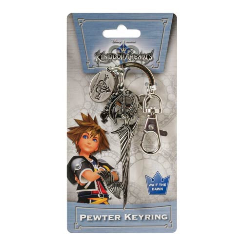 Kingdom Hearts Official Way to Dawn Keyblade Pewter Keychain Monogram