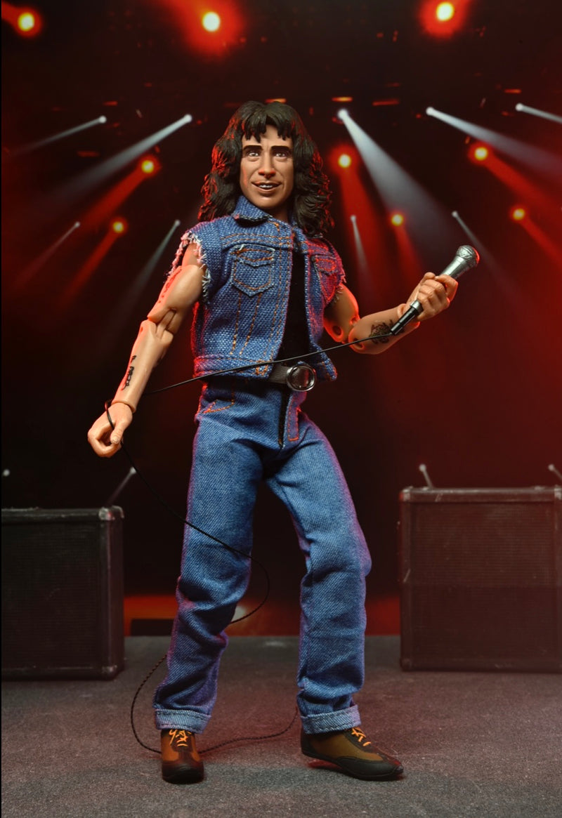 AC/DC Highway to Hell Bon Scott Clothed Action Figure - NECA